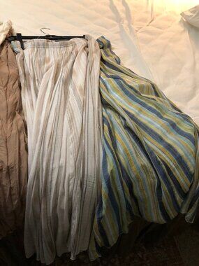 Four Maxi "Broomstick" skirts size XL